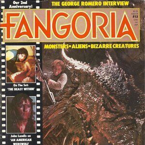 1981 Vintage Horror Magazine: Fangoria #13 - Dragonslayer cover